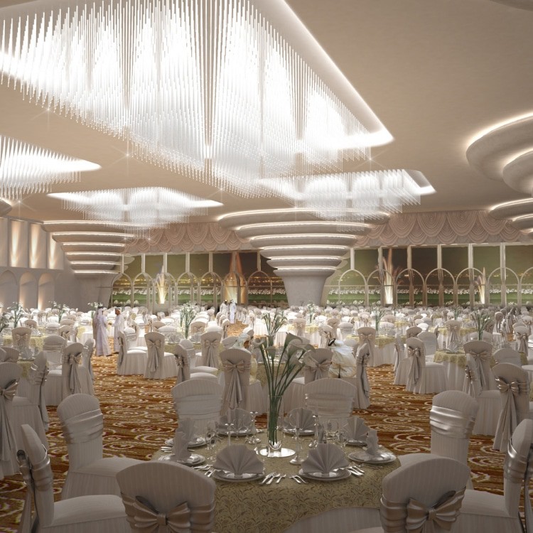 abu dhabi architects wedding hall d