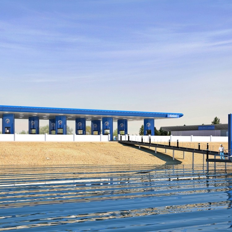 abu dhabi architect adnoc filling station f